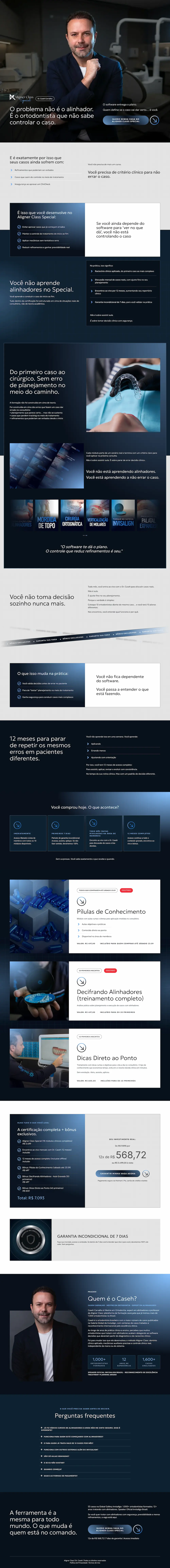 Página de vendas Aligner Special