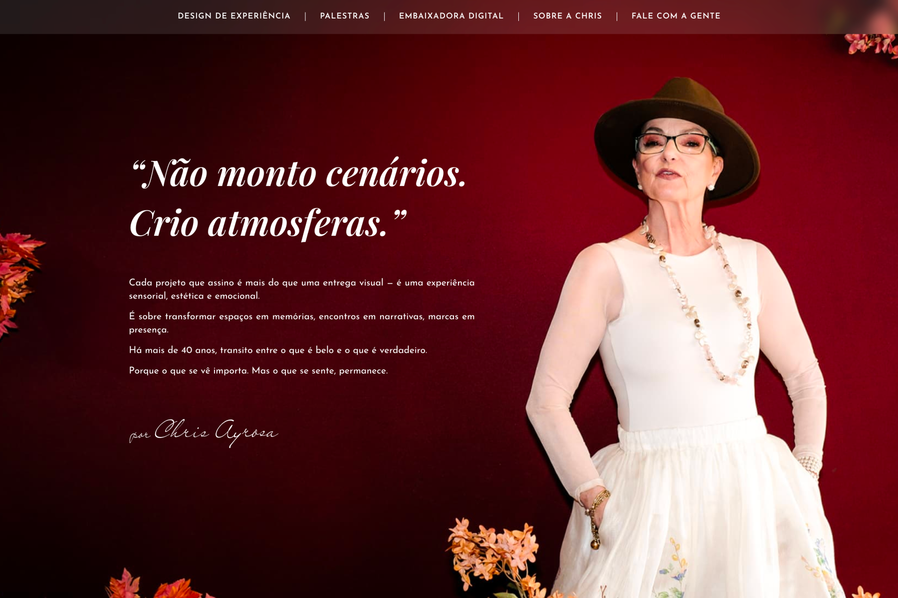 Site desenvolvido pelo Studio Ziben